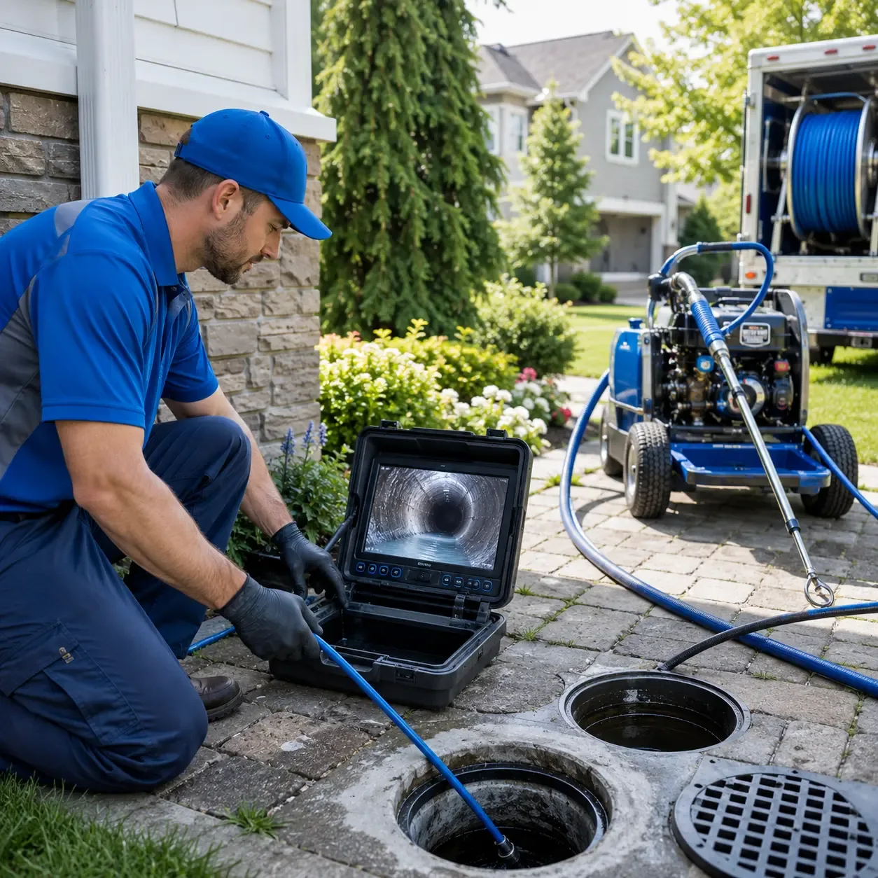 Outdoor drain cleaning professionals serving Greenfield, IL